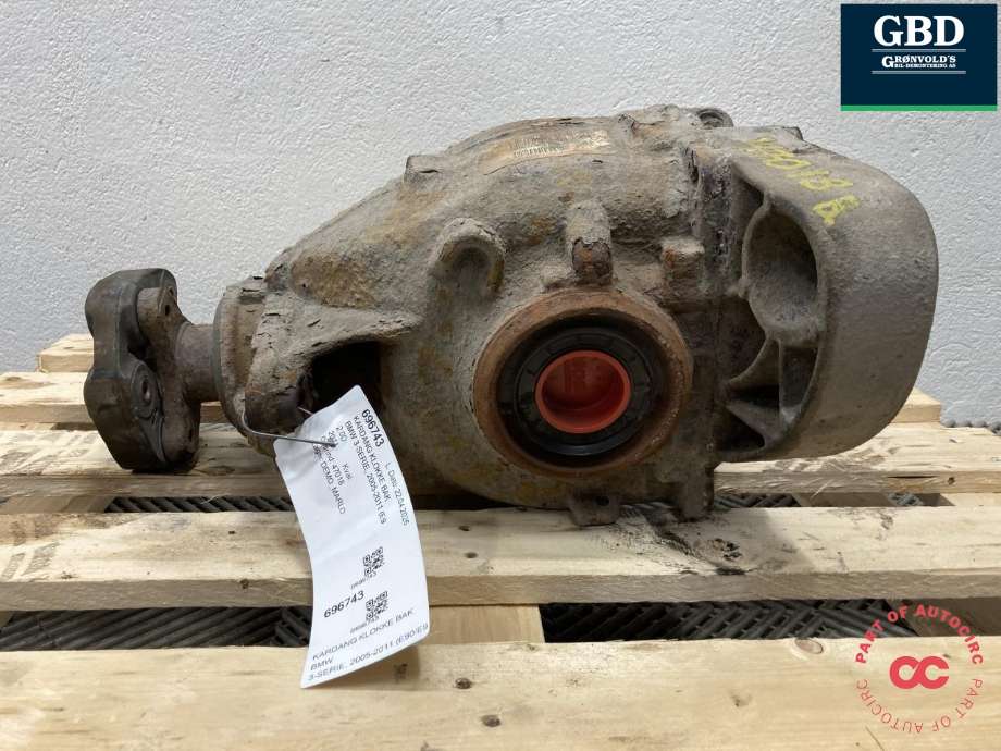 Kardang klokke bak til BMW 3-Serie, 2005-2011 (E90/E91/E92/E93) (E90/E91/E92/E93) (33 10 7 566 170)