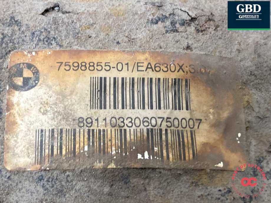 Kardang klokke bak til BMW 3-Serie 2005-2011 (E90/E91/E92/E93) (E90/E91/E92/E93) (33 10 7 566 170|7 598 855|)