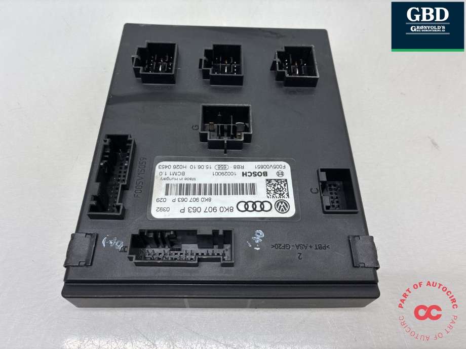 Styreenhet comfort (BCM) til Audi A4, Allroad 2009-2016 (Type I) (B8) (B8) (8K0 907 064 CQ|)
