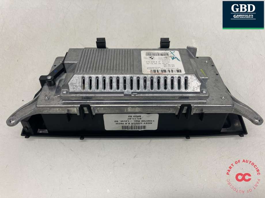 Bilstereo navigasjon skjerm til BMW X5 2007-2013 (E70) (E70) (65 50 9 194 064|15775116|1742623-1)