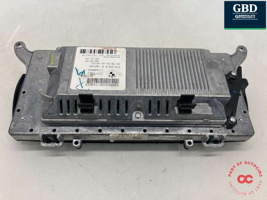 Bilstereo navigasjon skjerm til BMW X5 2007-2013 (E70) (E70) (65 50 9 194 064|15775116|1742623-1)