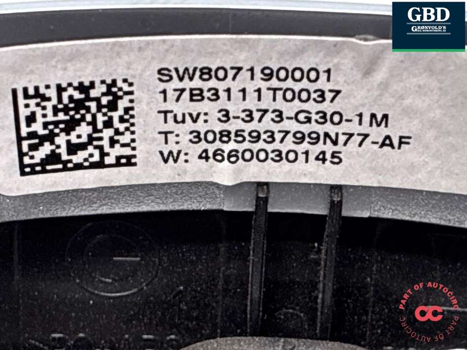 Ratt til BMW 5-Serie 2017-->> (G30/G31) (G30/G31) (32 30 8 008 185|)