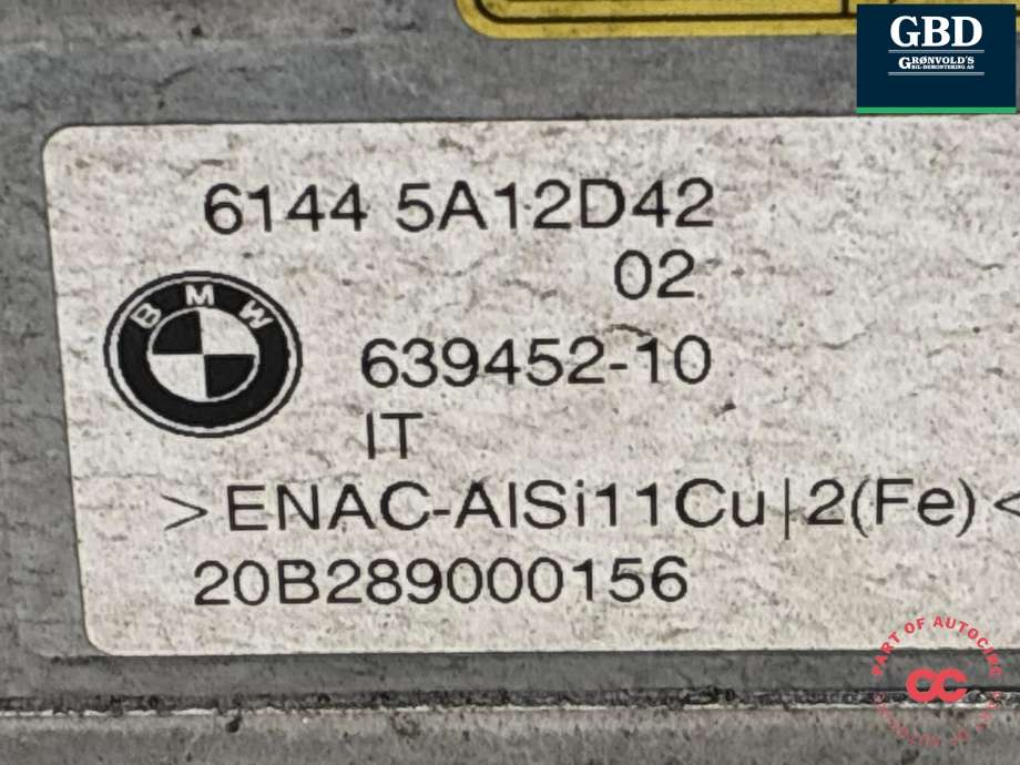 Batterilader (OBC - On Board Charger) til BMW i3 2013-2022  (61 44 5 A34 283|6144 5A12D42|)