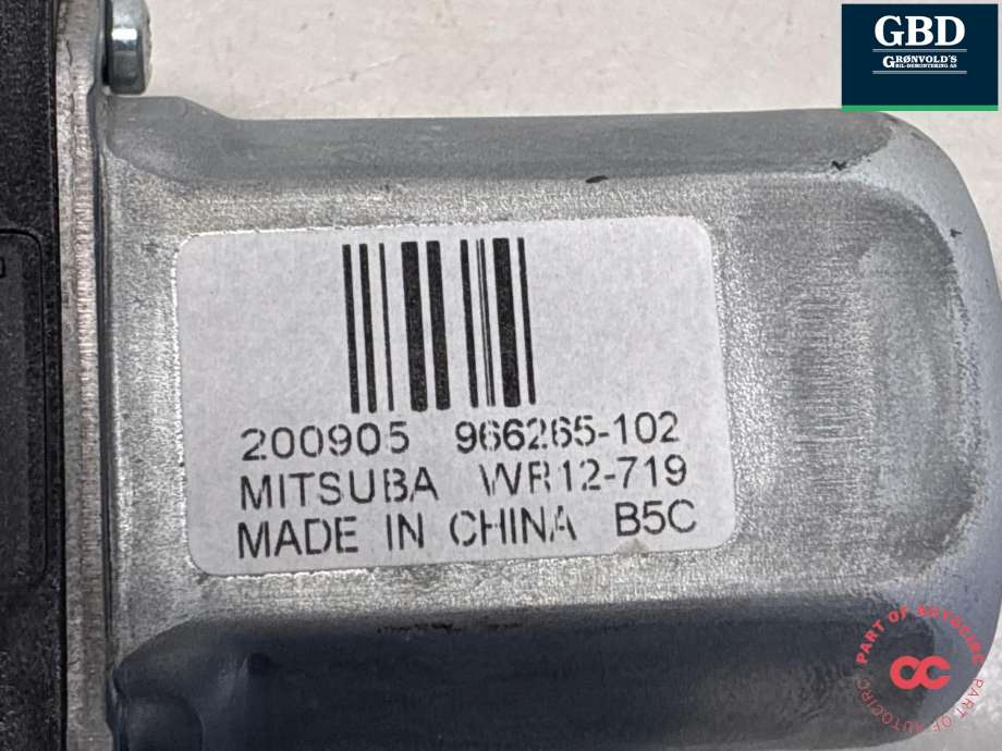 Ruteheis, kun motor, høyre bak til Volvo V90 / V90 CC / S90 2016-->>  (31349759|200905 966265-102|)