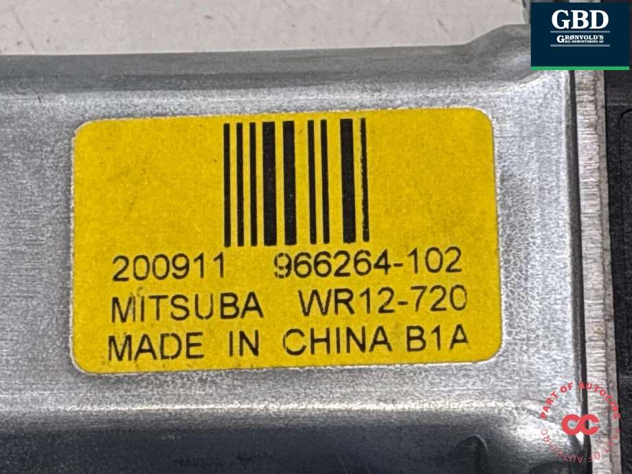 Ruteheis, kun motor, venstre bak til Volvo V90 / V90 CC / S90 2016-->>  (31349758|200911 966264-102|)