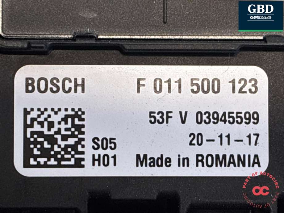 Varmeapparat motor til Volvo V90 / V90 CC / S90 2016-->>  (32241017|F 011 500 123|)