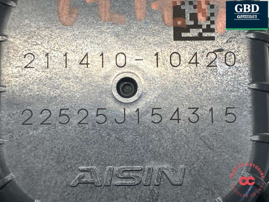 Sirkulasjonspumpe til Mitsubishi Outlander 2015-->> (Type III, Fase 2)  (AISIN|9499B791|211410-10420|22525J154315)