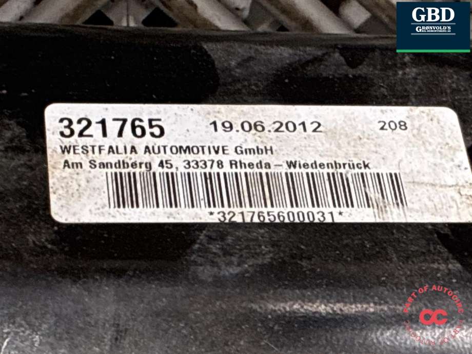 Hengerfeste til VW Touareg 2010-2018 (Type II) (7P6 803 881 B|321765|)