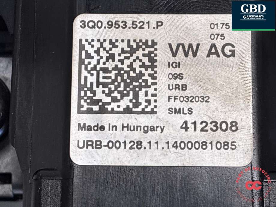 Bryter combi til VW Passat 2015-2019 (Fase 1) (B8) (B8) (5Q0 953 502 M  IGI|3Q0 953 521 P|)