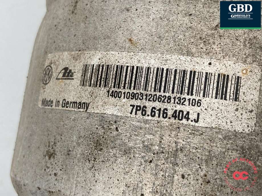 Fjær foran nivå luftpute/belg til VW Touareg 2010-2018 (Type II)  (7P6 616 040 R|7P6 616 040 K|)