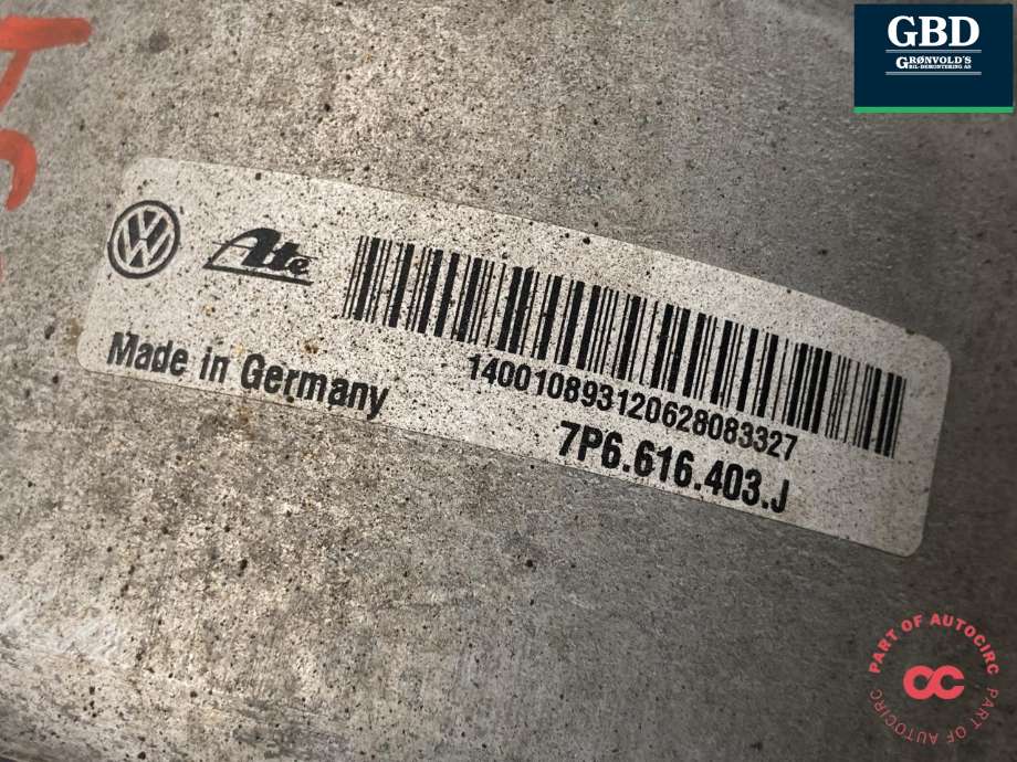 Fjær foran nivå luftpute/belg til VW Touareg 2010-2018 (Type II) (7P6 616 039 R|7P6 616 039 K|)