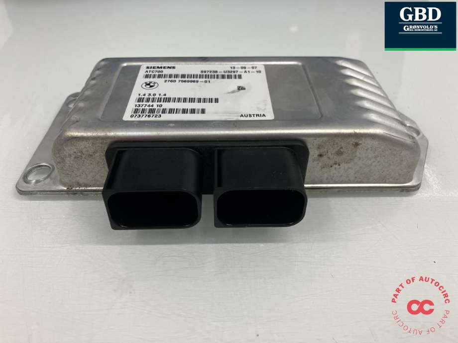Styreenhet girkasse til BMW X5 2007-2013 (E70) (E70) (27 60 7 606 629|27 60 7 569 969|S97238-U3297-A1-10)