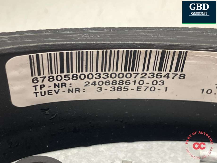 Ratt til BMW X5 2007-2013 (E70) (E70) (32 30 6 797 909|9 133 467|13622700)