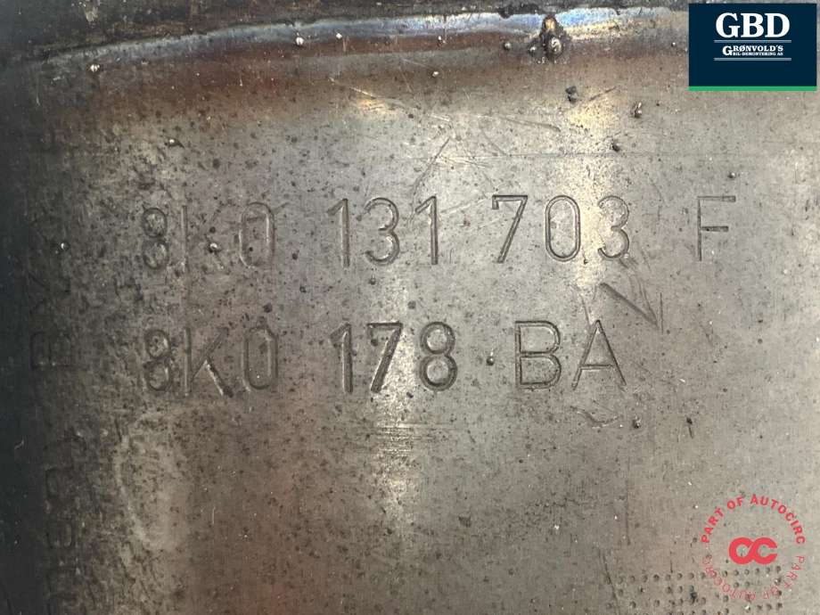 Partikkelfilter til Audi Q5 2012-2017 (Type I, Fase 2) (8K0 254 751 SX|8K0 131 703 F|8K0 178 BA)