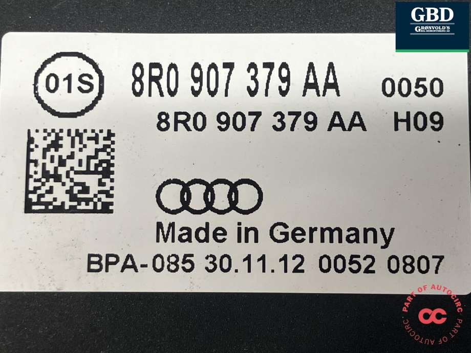 ABS sentral til Audi Q5 2012-2017 (Type I, Fase 2)  (8R0 614 517 DQ|8R0 614 517 BF|8R0 907 379 AA)