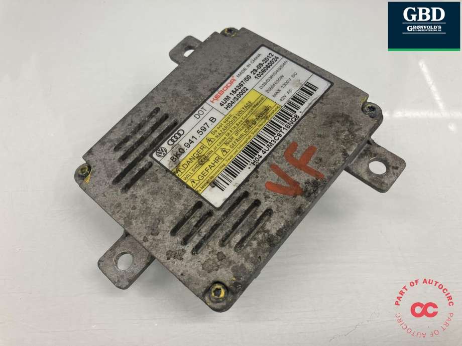 Styreenhet xenon/ballast til Audi Q5, 2012-2017 (Type I, Fase 2) (KEBODA|8K0 941 597 B)