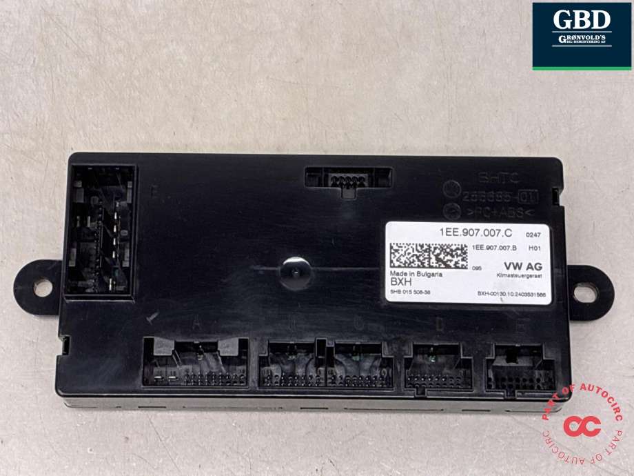 Styreenhet klima/aircondition til VW ID.3, 2020-->> (1EE 907 007 C)