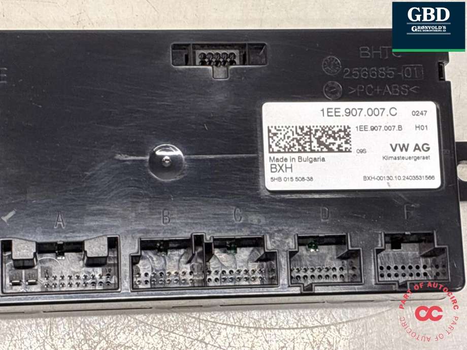Styreenhet klima/aircondition til VW ID.3 2020-->> (1EE 907 007 C|)