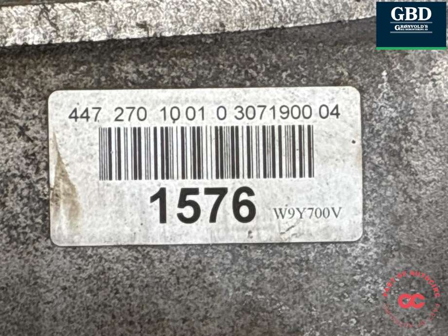 Girkasse automat til Mercedes Vito 2014-->> (W447) (W447) (A 447 270 10 01|)