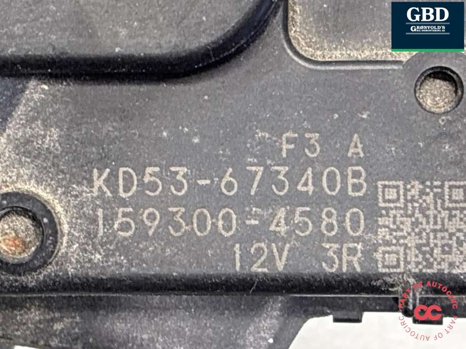 Viskermotor frontrute til Mazda CX-5 2012-2017 (Type I) (KD5367340B|)