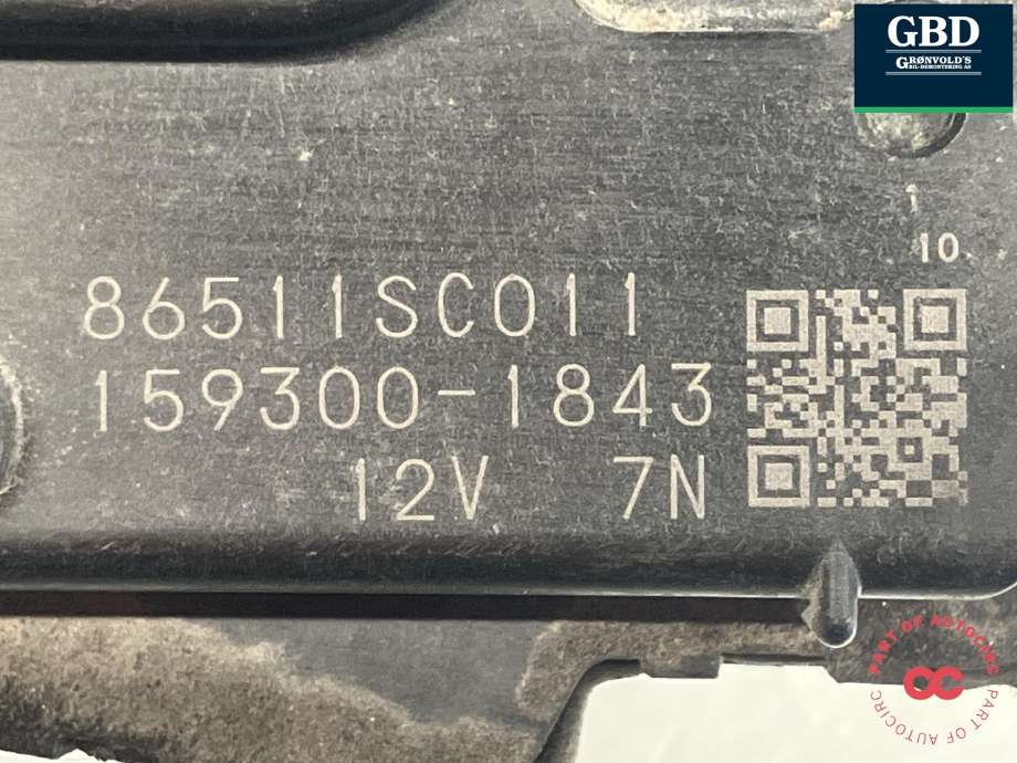 Viskermotor frontrute til Subaru Forester 2008-2013 (Type III)  (86510SC011|86511SC011|159300-1843)