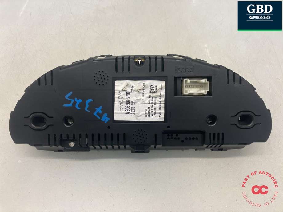Instrumentpanel til Mercedes Sprinter 2013-2018 (Fase 2) (906) (906) (A 906 900 47 02|A 906 900 97 00|A 906 902 54 01)