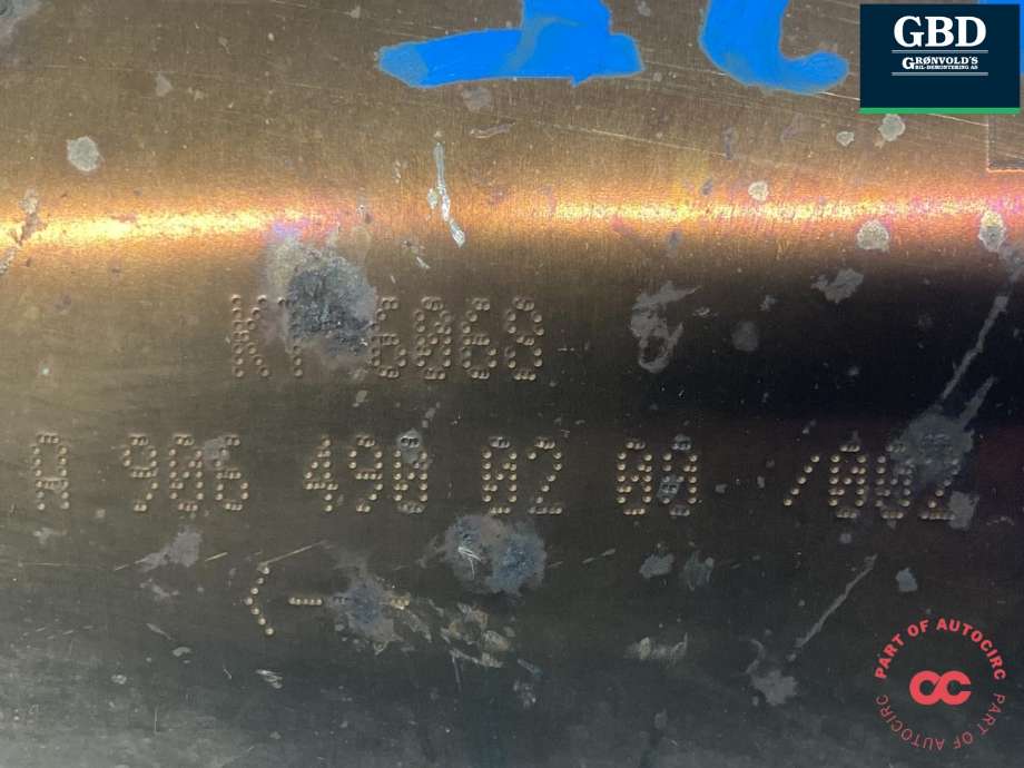 Partikkelfilter til Mercedes Sprinter 2013-2018 (Fase 2) (906) (906) (A 906 490 01 00|A 906 490 02 00|KT 6068)
