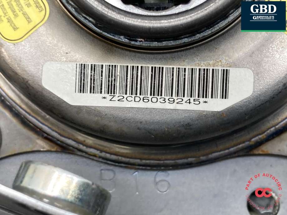 Airbag rattpute til Toyota RAV4 2006-2009 (Type III, Fase 1)  (4513042100B0|201189006A8Z|Z2CD6039245)