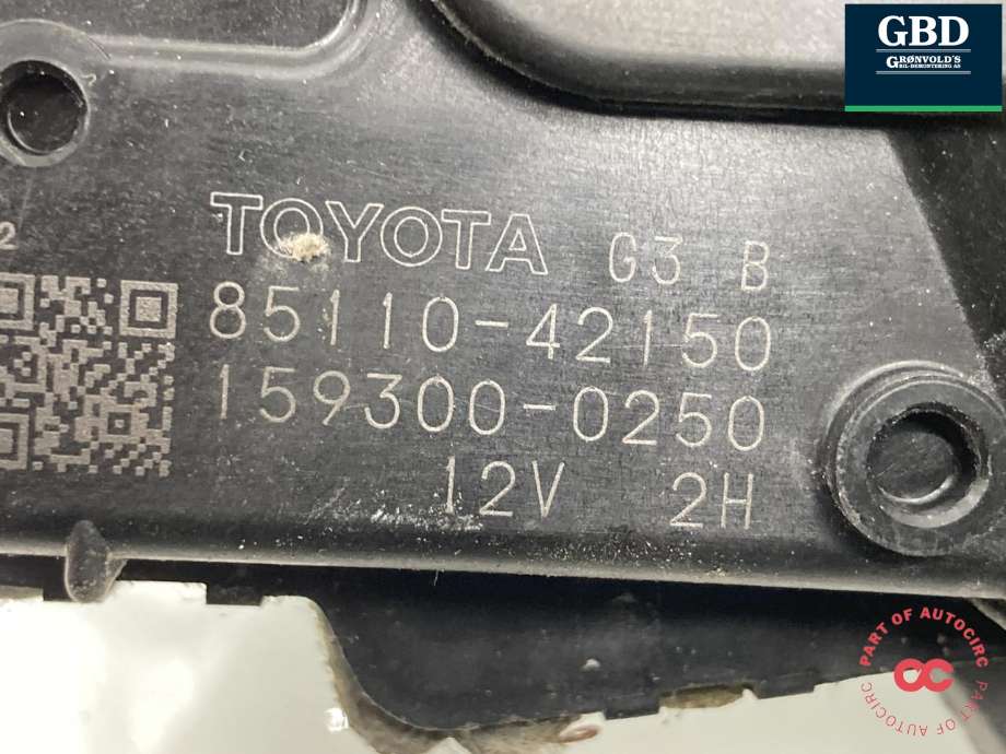 Viskermotor frontrute til Toyota RAV4 2006-2009 (Type III, Fase 1) (8511042151|8511042150|)