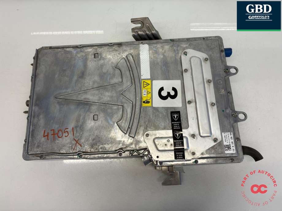 Batterilader (OBC - On Board Charger) til Tesla Model X 2016-->>  (1035647-01-C|1035647-01-A | 1035647-01-B |1035647-01-E|1462537-01-C | 1462537-01-D|  1055139-01-B)