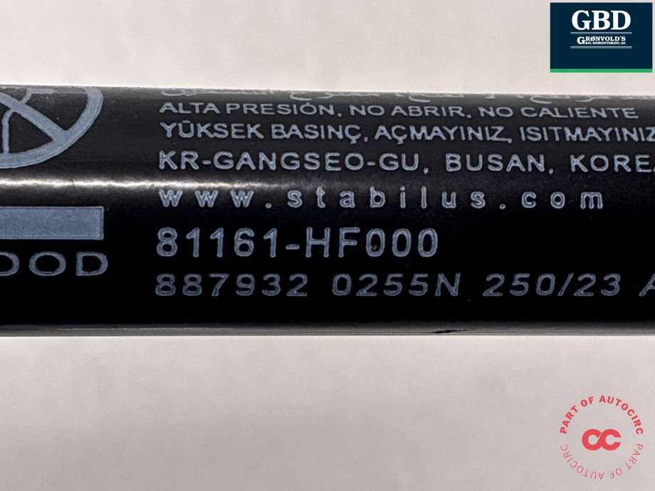 Panserhengsler til Hyundai Kona 2024-->> (Type II)  (66910-BE000|81161-HF000|)