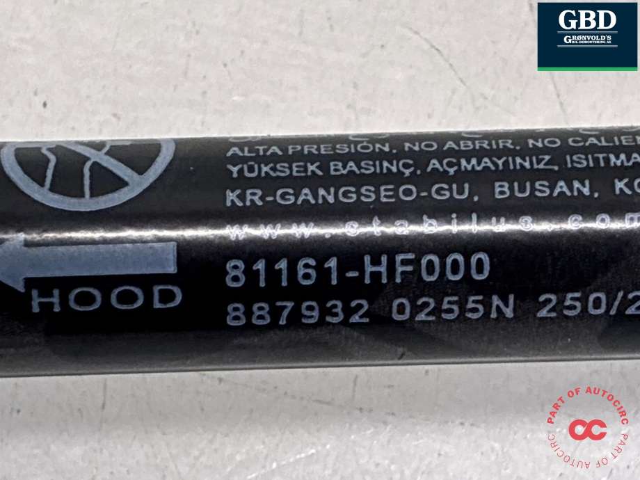 Panserhengsler til Hyundai Kona 2024-->> (Type II)  (66920-BE000|81161-HF000|)