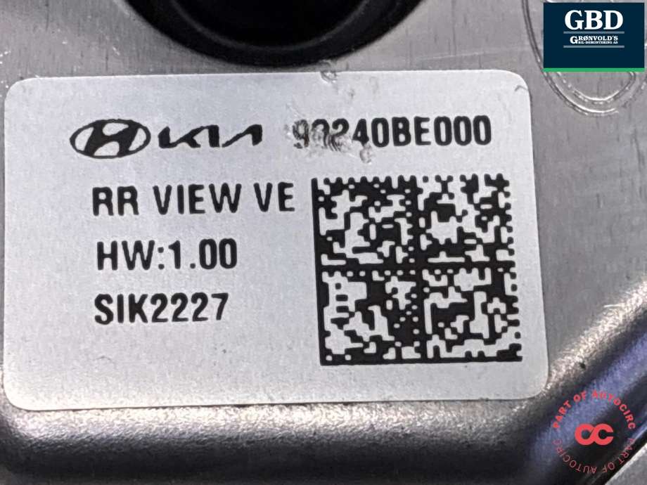 Parkeringskamera bak til Hyundai Kona 2024-->> (Type II)  (99241BE000|92240BE000|)