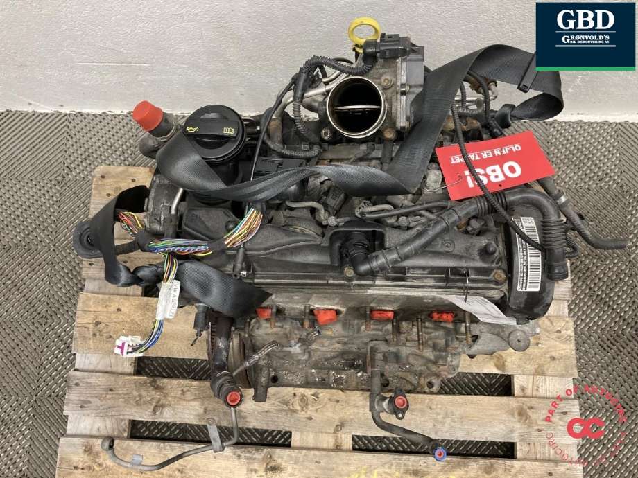 Motor diesel til VW Transporter / Caravelle 2009-2015 (Fase 2) (T5) (T5) (CFCA|03L 100 092 A|03L 100 092 AX)
