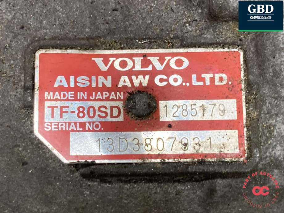 Girkasse automat til Volvo V70 2007-2013 (Type III, Fase 1) (36051015|1285179|)