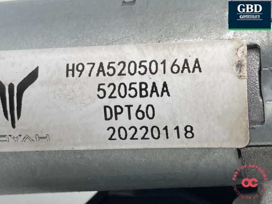 Viskermotor bakrute til Voyah Free 2021-->>  (520508001|H97A5205016AA|)