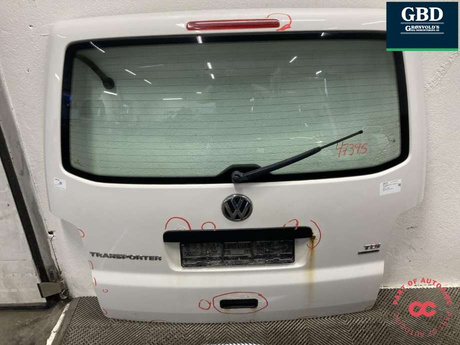Bakluke til VW Transporter / Caravelle 2009-2015 (Fase 2) (T5) (T5) (7E0 827 025 F|)
