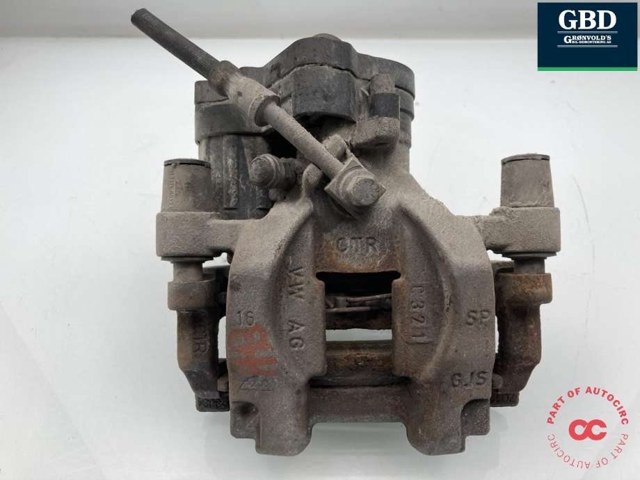 Bremsecaliper høyre bak, elektrisk til Škoda Superb 2015-->> (Type III)  (3Q0 615 424 E|3Q0 615 424 E  SL7|3Q0 615 406 AG)