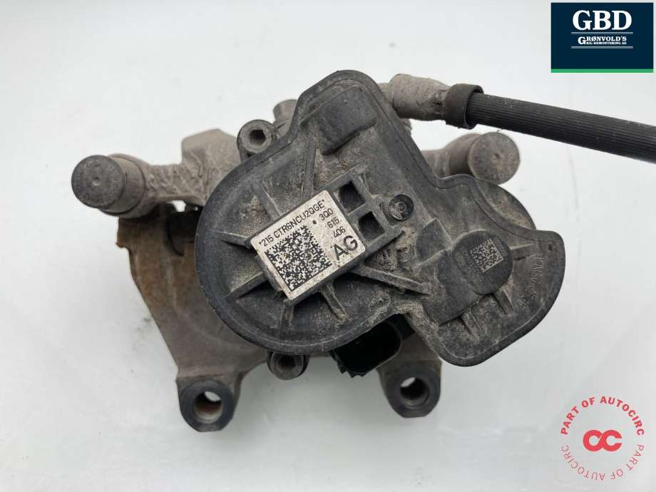 Bremsecaliper høyre bak, elektrisk til Škoda Superb 2015-->> (Type III)  (3Q0 615 424 E|3Q0 615 424 E  SL7|3Q0 615 406 AG)