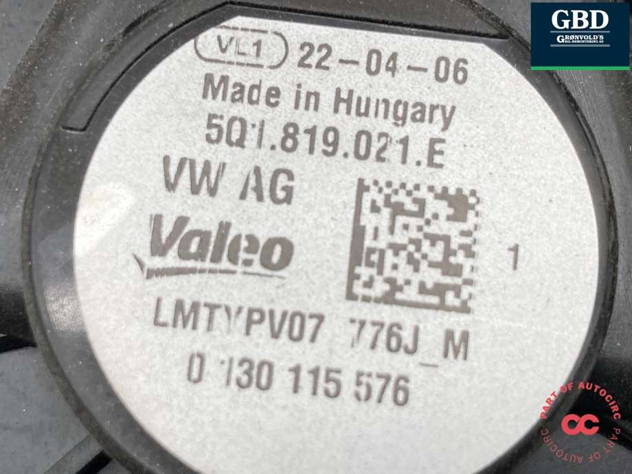 Varmeapparat motor til Škoda Superb 2015-->> (Type III) (5WB 819 015 C|5WB 819 015 A|5Q1 819 021 E)