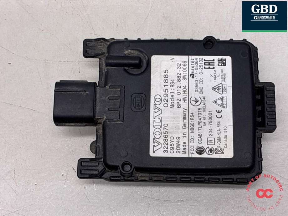 Sensor blindsone til Volvo V90 / V90 CC / S90 2016-->>  (32286570|)