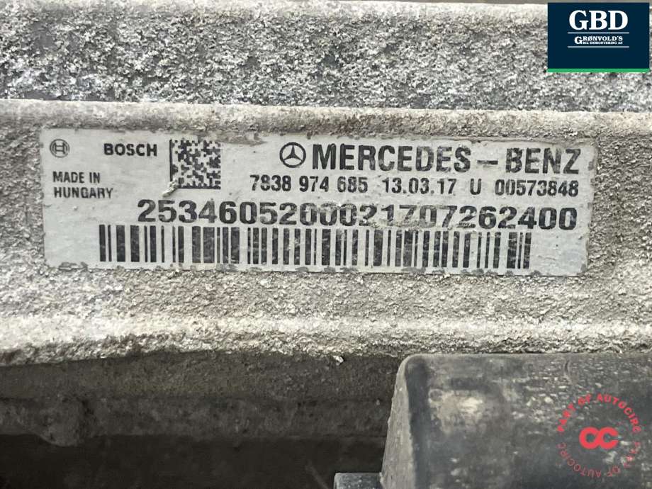Tannstang elektrisk til Mercedes GLC 2015-2022 (X253) (X253) (BOSCH|A 253 460 01 01|A 253 460 52 00|7838 974 685)