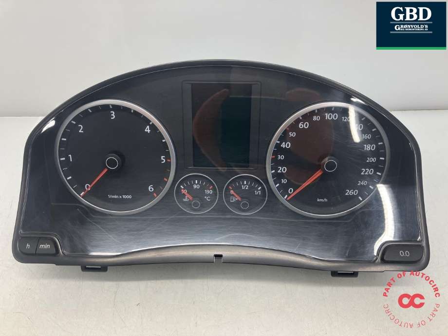 Instrumentpanel til VW Tiguan 2007-2011 (Type I, Fase 1)  (5N0 920 870 D  Z02|5N0 920 870 DX Z02|)