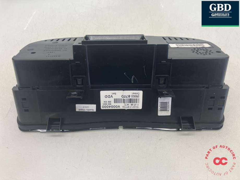 Instrumentpanel til VW Tiguan 2007-2011 (Type I, Fase 1)  (5N0 920 870 D  Z02|5N0 920 870 DX Z02|)
