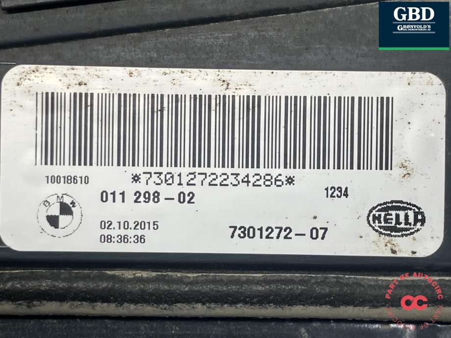 Baklykt høyre indre til BMW X5 2013-2018 (F15) (F15) (HELLA|63 21 7 470 888|7301274-07|011 298 - 02)