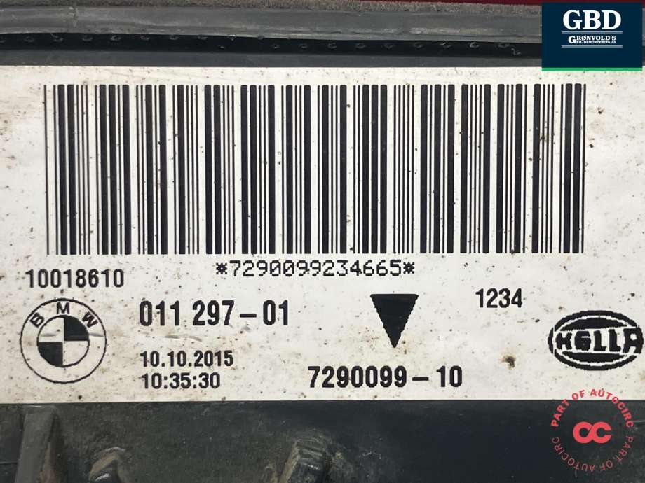 Baklykt venstre ytre til BMW X5 2013-2018 (F15) (F15) (63 21 7 470 885|7290099-10|011 297 - 01)