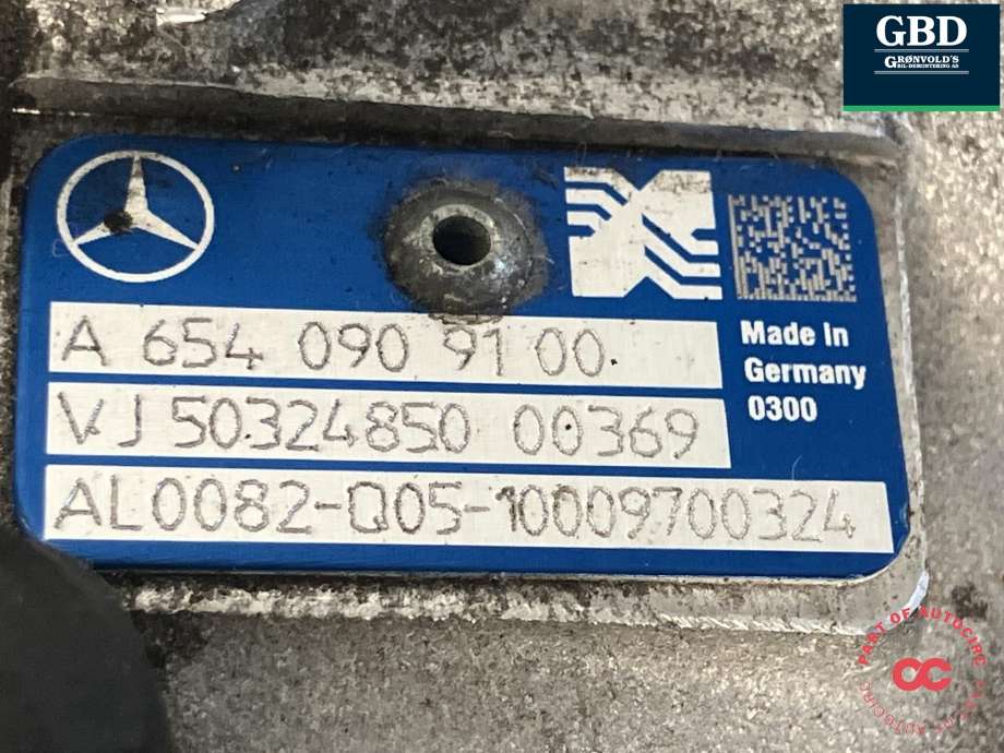 Turbo til Mercedes Vito 2014-->> (W447) (W447) (A 654 090 90 01|A 654 090 91 00|)