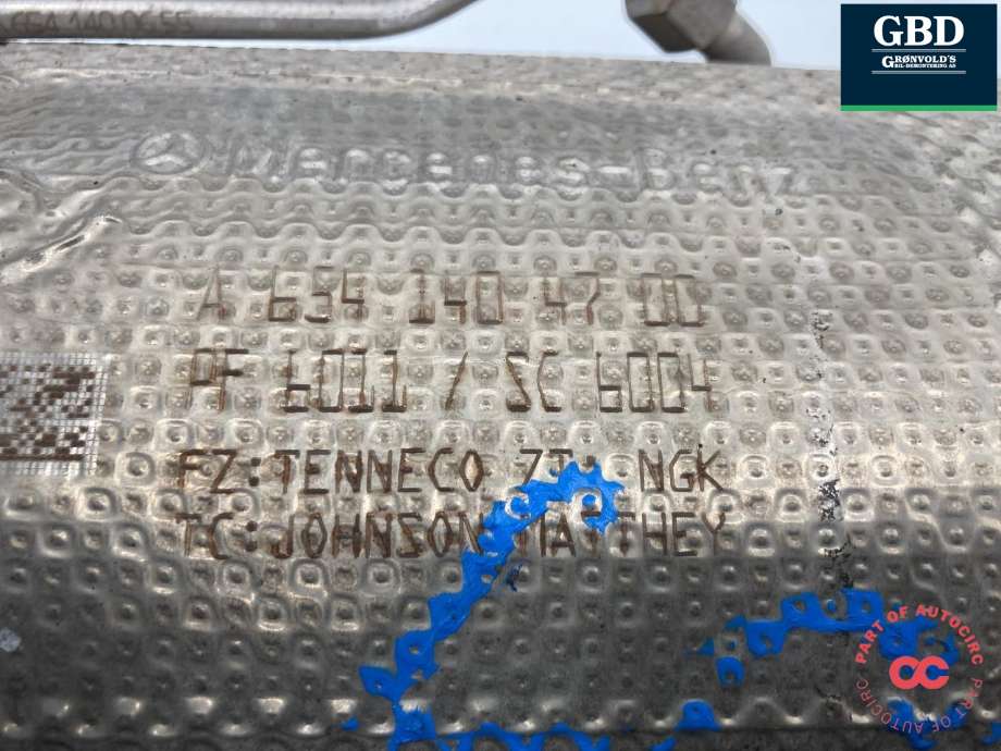 Partikkelfilter til Mercedes Vito 2014-->> (W447) (W447) (A 654 140 47 00|)