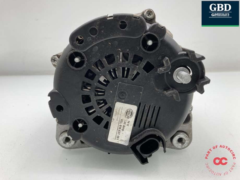 Dynamo diesel til VW Touareg 2010-2018 (Type II) (HELLA|059 903 023 L|059 903 023 LX|8EL 015 637-151)