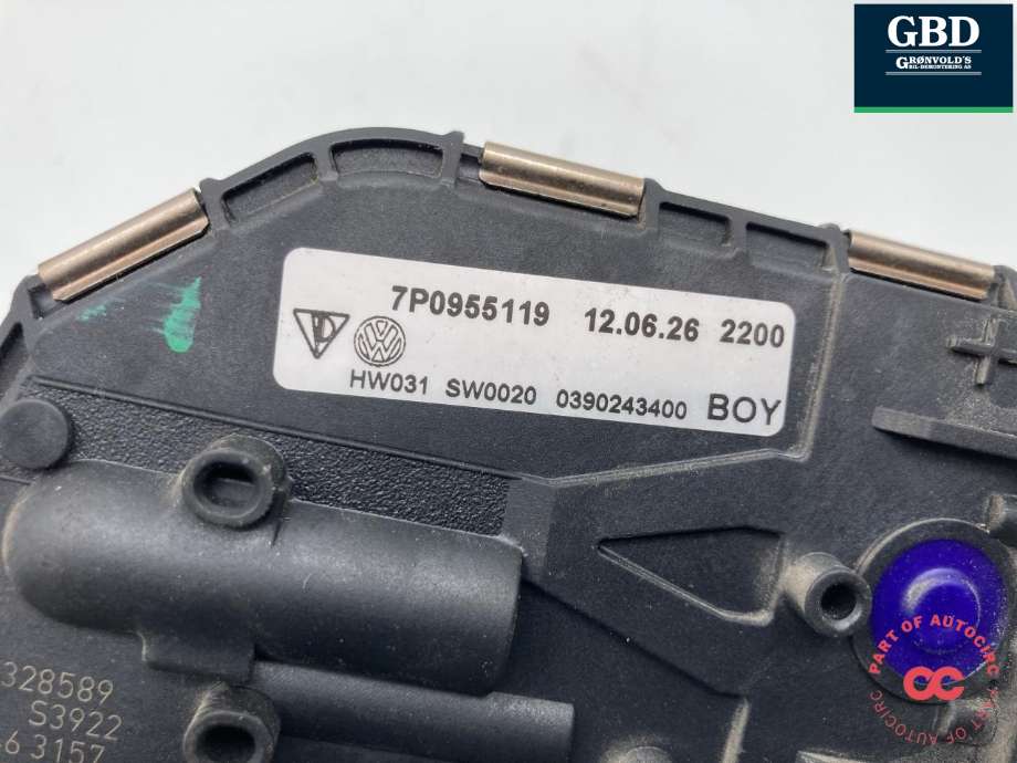 Viskermotor frontrute til VW Touareg 2010-2018 (Type II)  (7P0 955 023 B|7P0 955 023|7P0955119)
